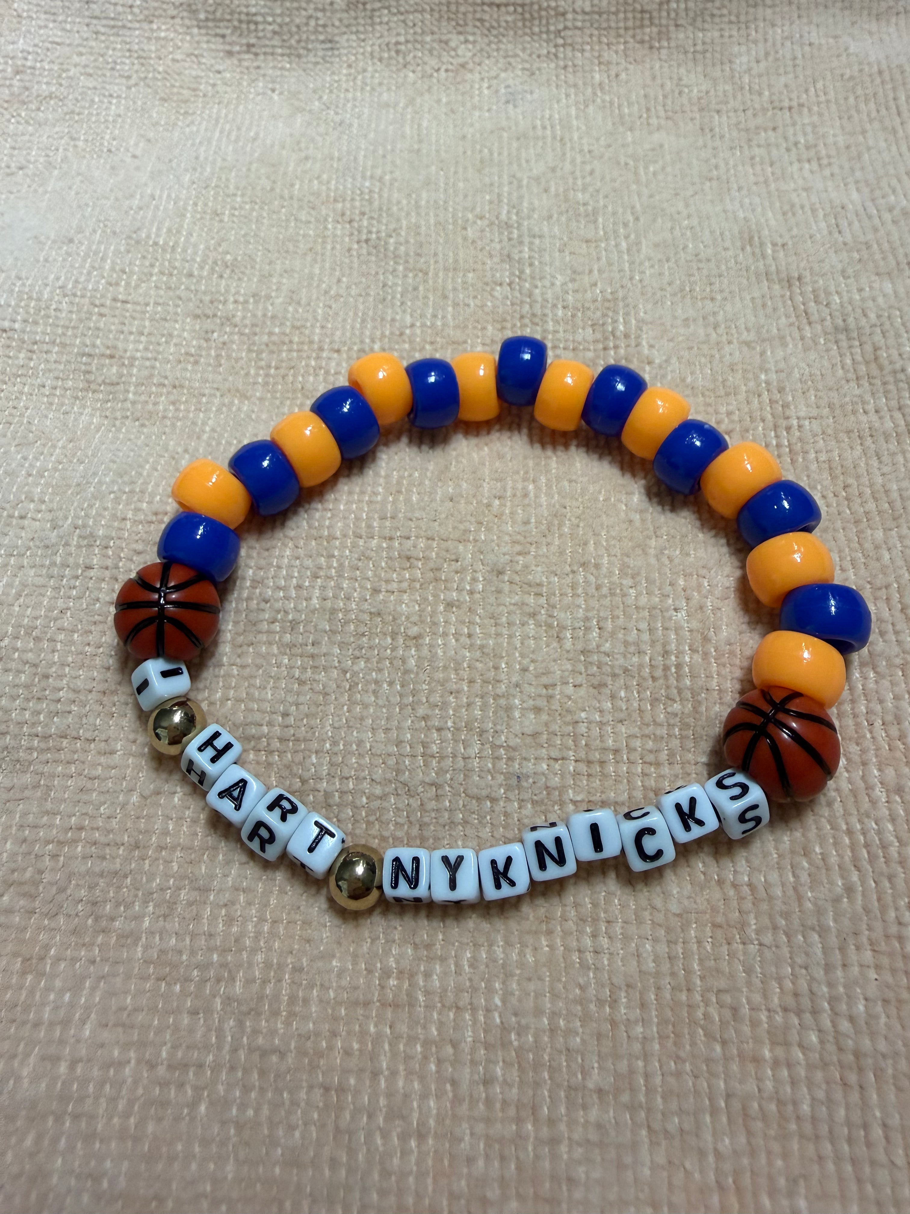 Knicks Vibes Handmade Bracelet - I HART NYKNICKS